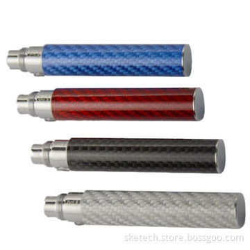2014 Newest E-cig Product, Rechargeable Battery with Carbon Fiber Coated TubeNew